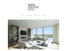 Tablet Screenshot of digitalconciergegroup.com